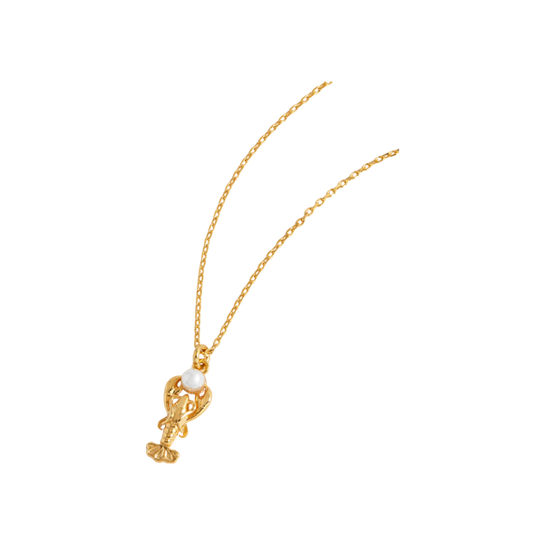 Estella Bartlett Lobster Necklace With Pearl