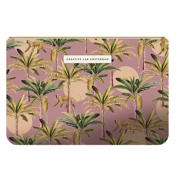 Creative Lab Amsterdam Purple Bananas Pencil Case/Pouch Flat
