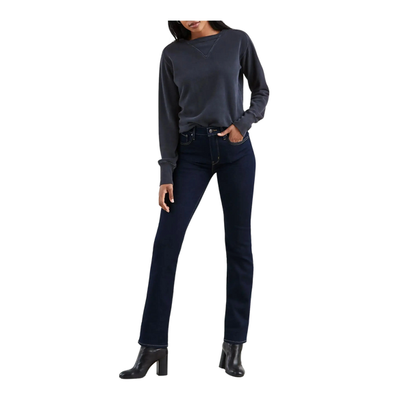 Levi's 712 Slim Jeans for Women in Black Sheep