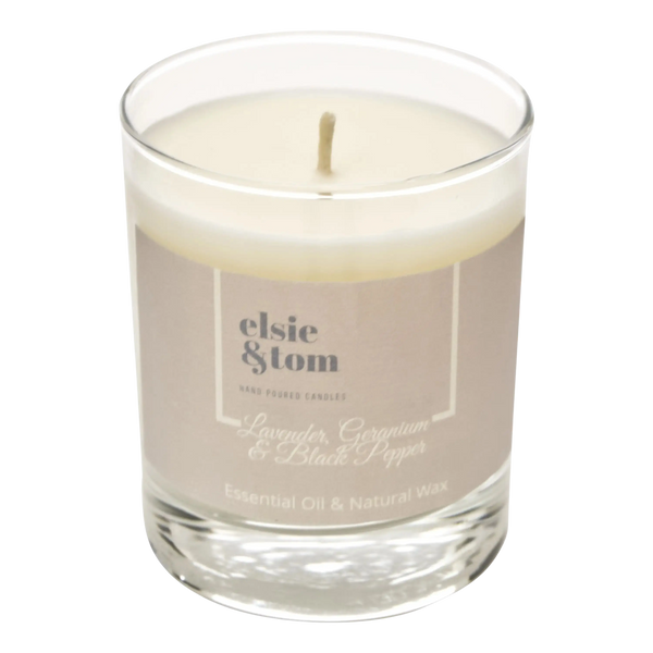 Elsie & Tom Essential Oil Scented 200G Candle (Various Fragrance Options)