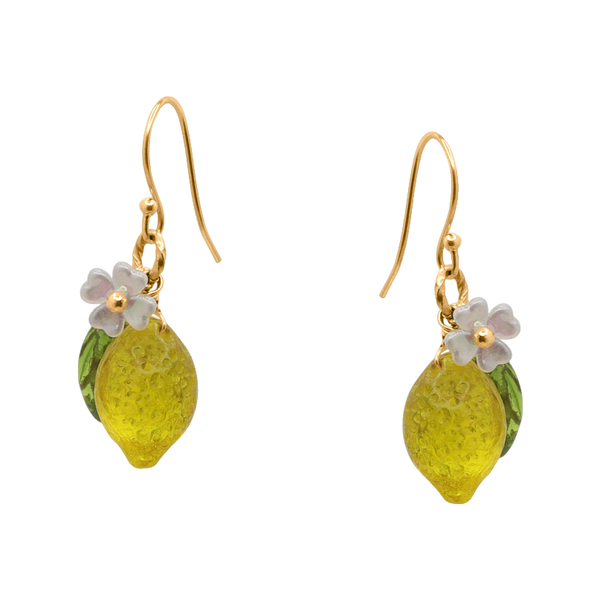 Big Metal London Santorini Lemon Drop Earrings
