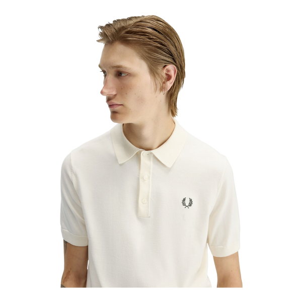 Fred Perry Cotton Knitted Polo Shirt