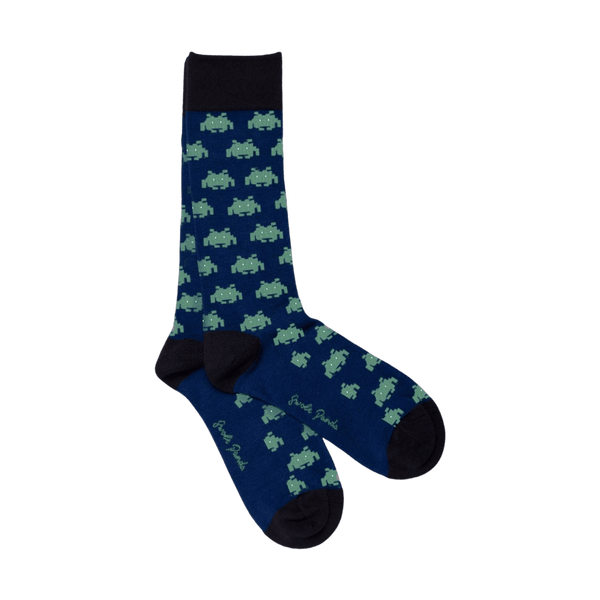 Swole Panda Patterned Bamboo Socks for Men