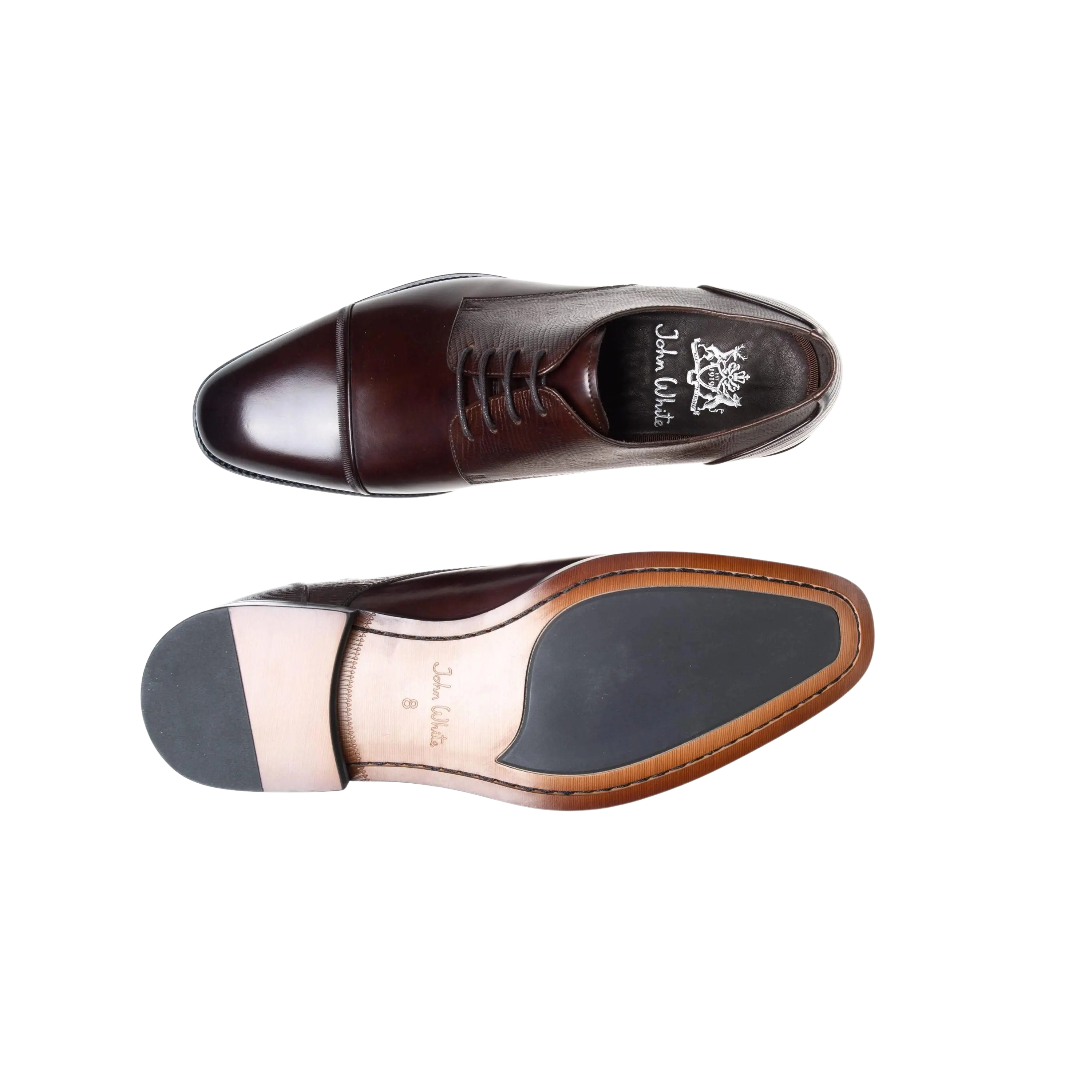 John white sales oxford shoes