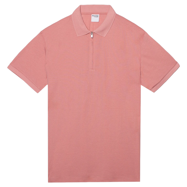 Selected Fave Zip Short Sleeve Polo