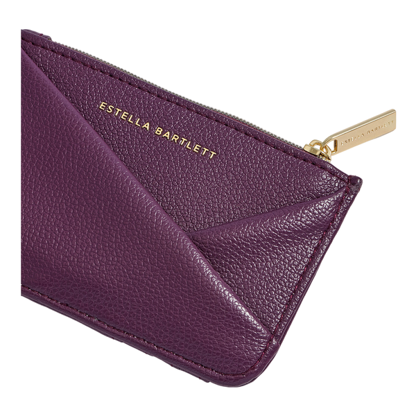 Estella Bartlett Puffy Pleated Card Purse