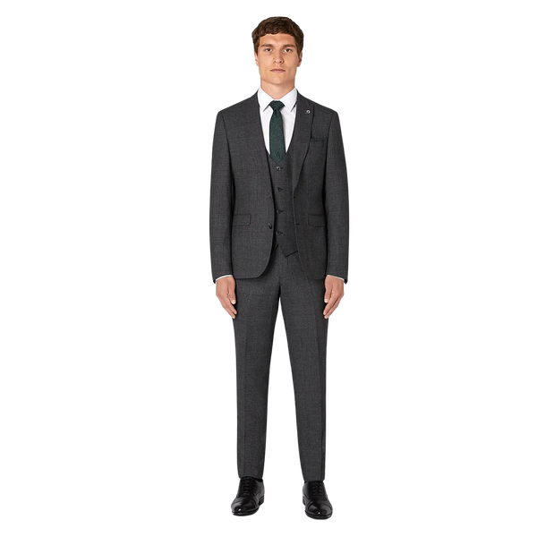 Remus Uomo Birdseye Three Piece Suit for Men