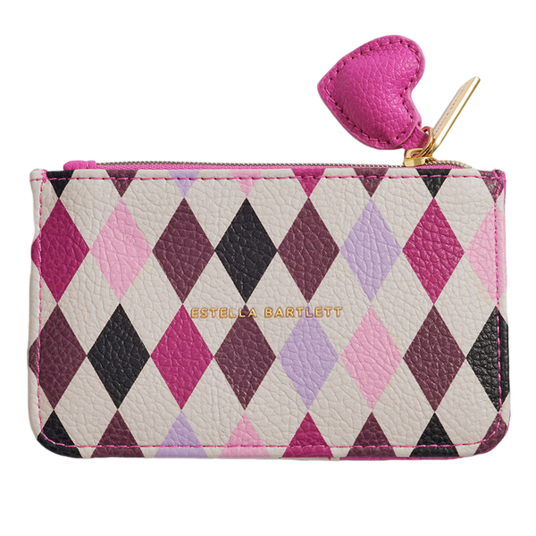 Estella Bartlett Harlequin Print Card Purse