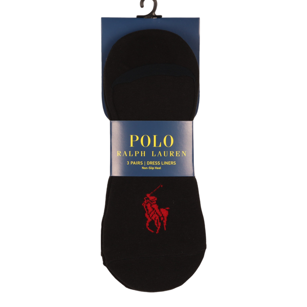 Polo Ralph Lauren No Show Three Pack Socks