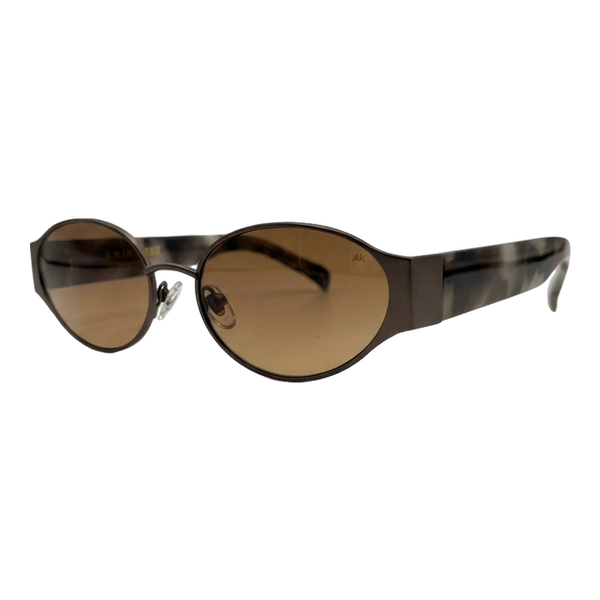 A.Kjaerbede Bella Matte Brown Sunglasses