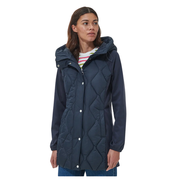 Barbour Breeze Quilted Sweater Jacket for Women