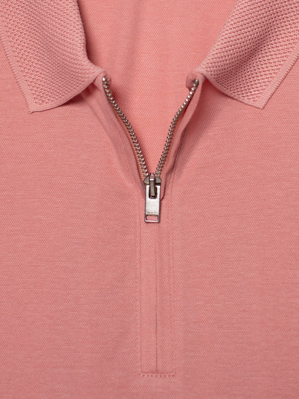 Selected Fave Zip Short Sleeve Polo