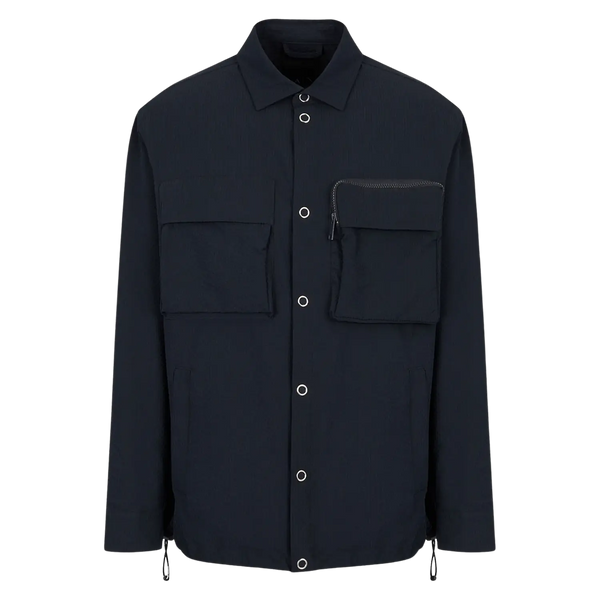 Armani Exchange Seersucker Overshirt for Men
