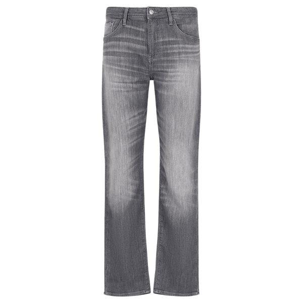 Armani Exchange Slim Fit Knitted Stretch Jeans in Grey