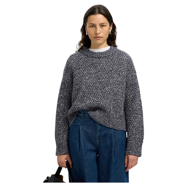 Selected Slfbolette Ls Knit O-neck