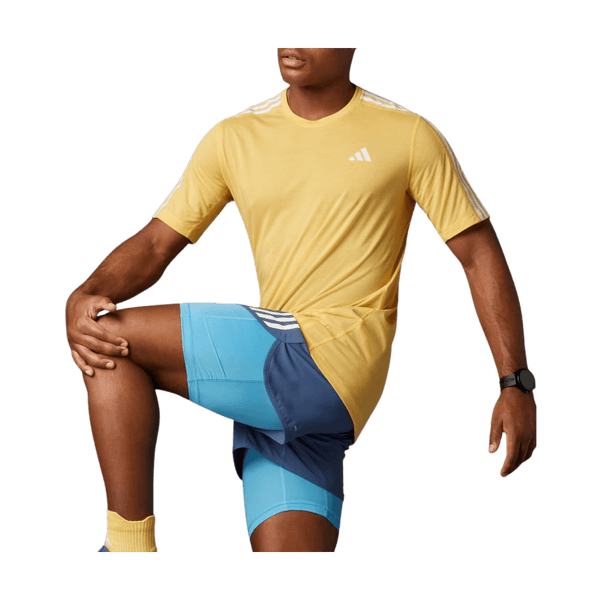 Adidas Own The Run Three-Stripes Two-in-One Shorts