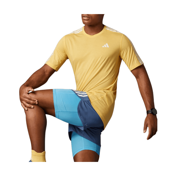 Adidas Own The Run Three-Stripes Two-in-One Shorts for Men