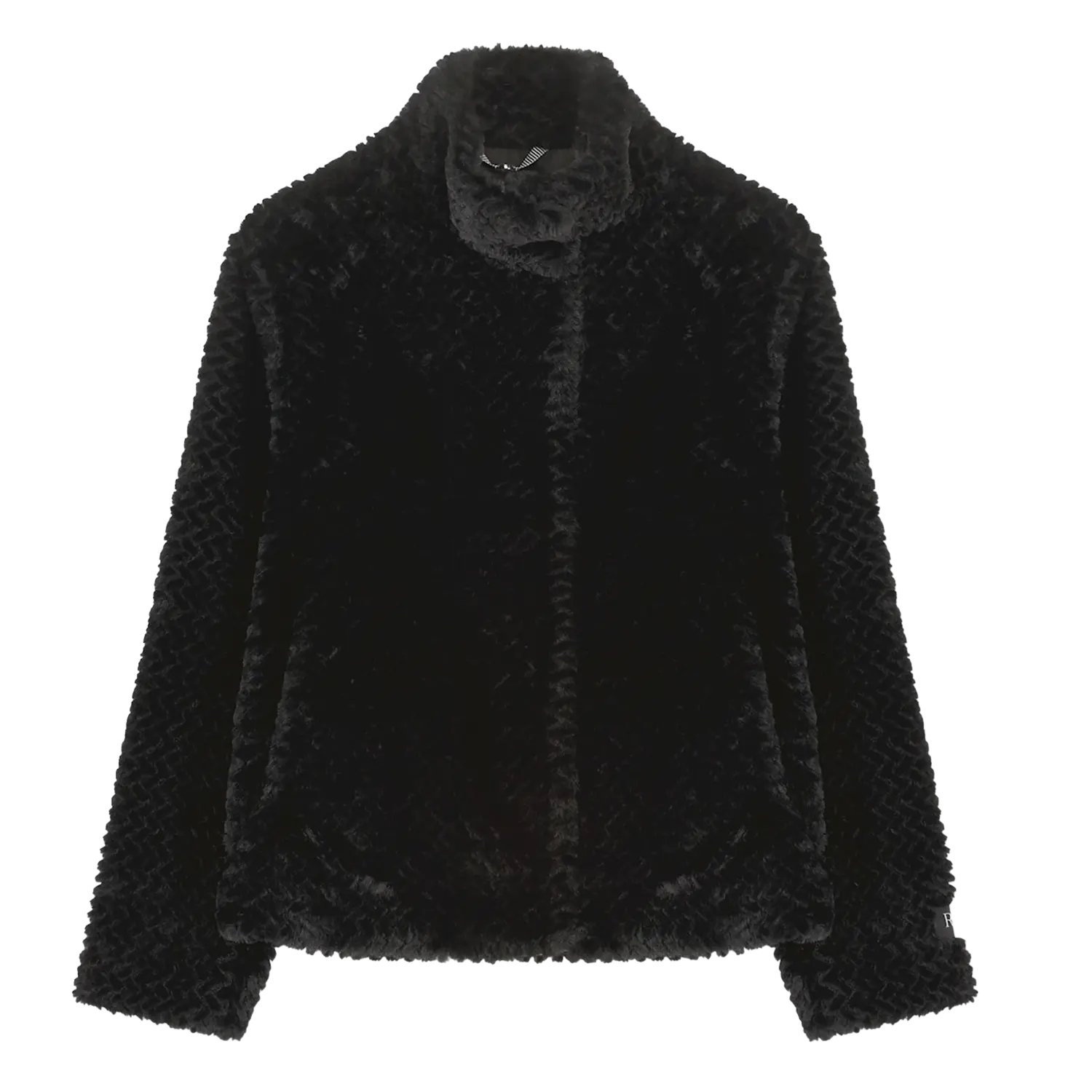 Short sleeve 2025 fur jacket