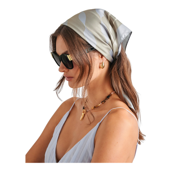 Katie Loxton Stripe Satin Multiway Scarf