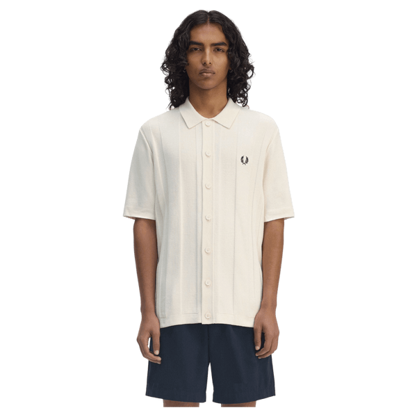 Fred Perry Button Through Short Sleeve Shirt