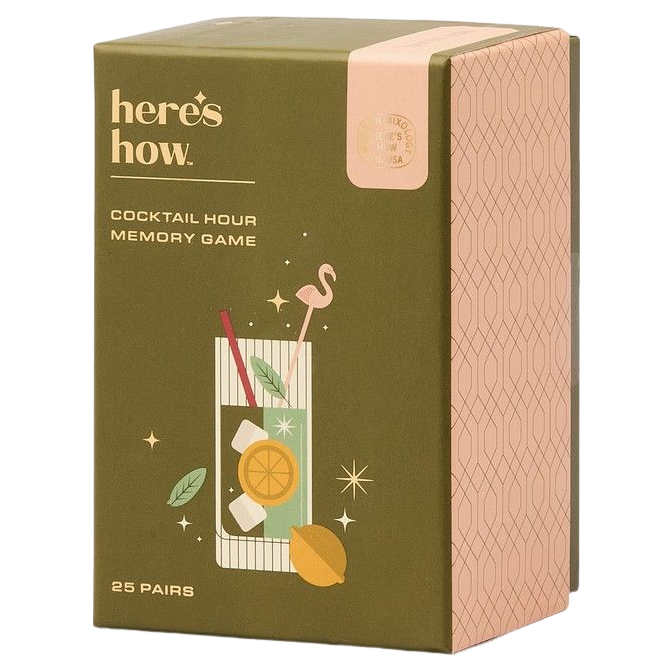 Designworks Ink Cocktail Memory Game | Coes