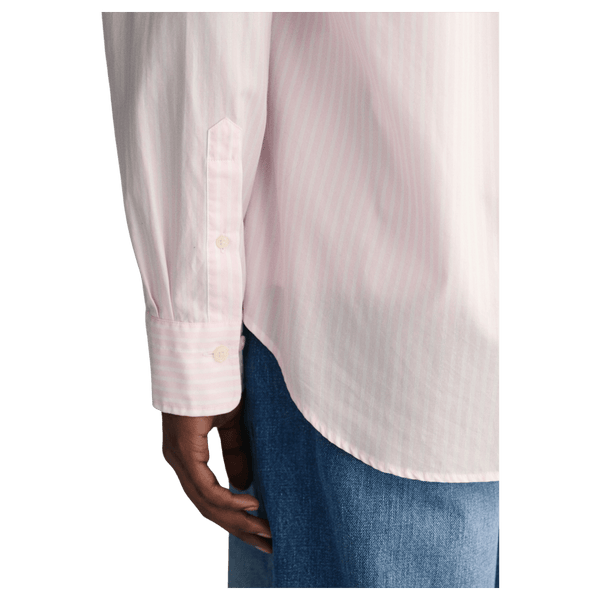 GANT Regular Fit Long Sleeve Poplin Striped Shirt