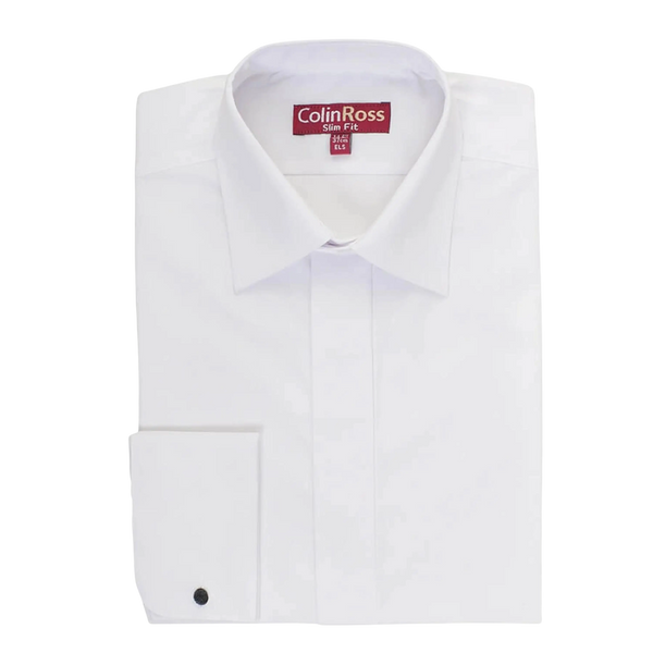 Colin Ross Plain Tailored Standard Collar Shirt