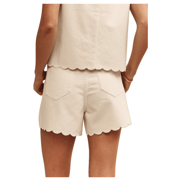 Nobody's Child Denim Scallop Shorts for Women