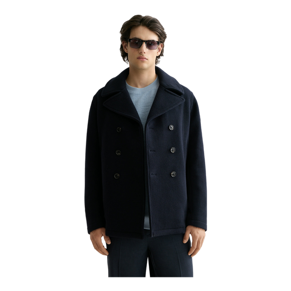 Scotch & Soda Wool Blend Peacoat