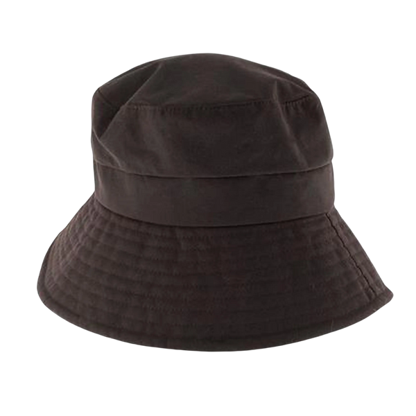 Dents Waxed Cotton Hat with Abraham Moon Underside for Women