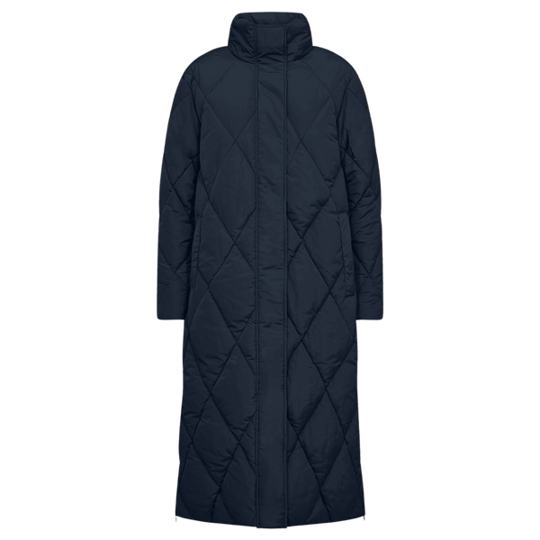 Soya Concept Nina 25 Long Puffa Quilted Coat for Women