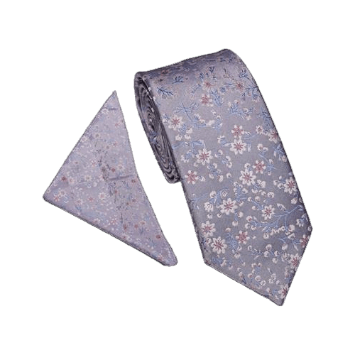 William Turner Occasion Floral Blossom Tie and Pocket Square Set