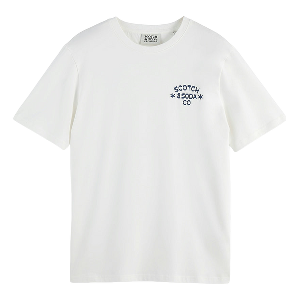 Scotch & Soda Chest Artwork Regular Fit T-shirt