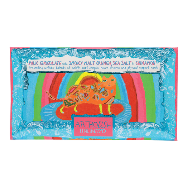 Arthouse Unlimited Rainbow Cat Milk Chocolate Bar