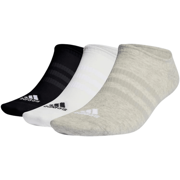 Adidas Thin and Light No-Show Three Pack of Socks