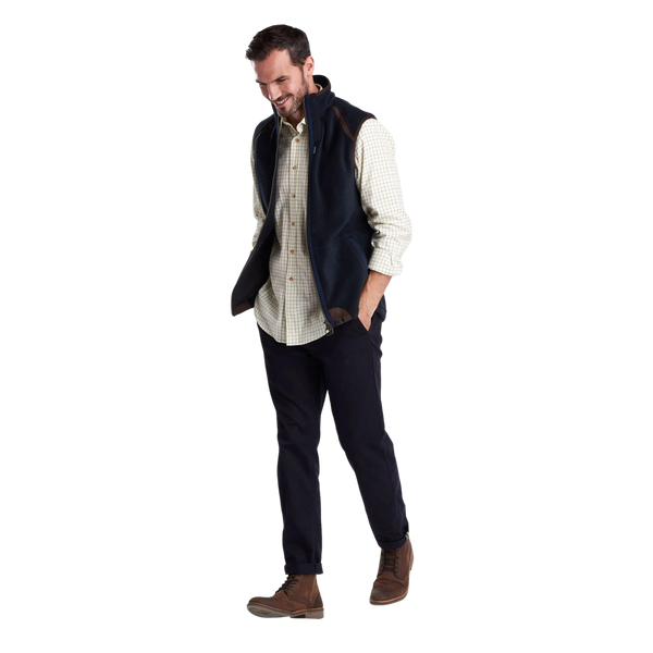 Barbour Langdale Fleece Gilet for Men in Navy