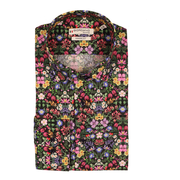 Giordano Fancy Flower Print Shirt Made With Liberty Fabric