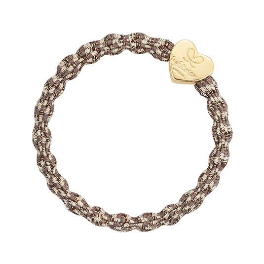 byEloise Metallic Gold Heart Hairband