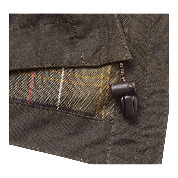 Barbour Classic Sylkoil Hood In Olive Coes