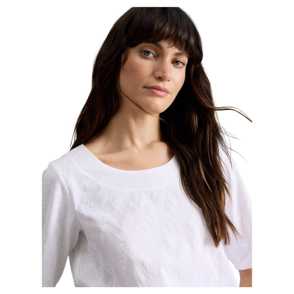 White Stuff Weaver Broderie Tee