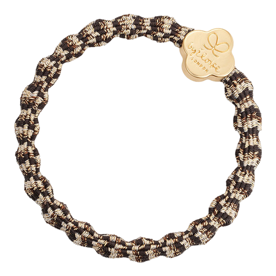 byEloise Metallic Gold Quatrefoil Hair Band