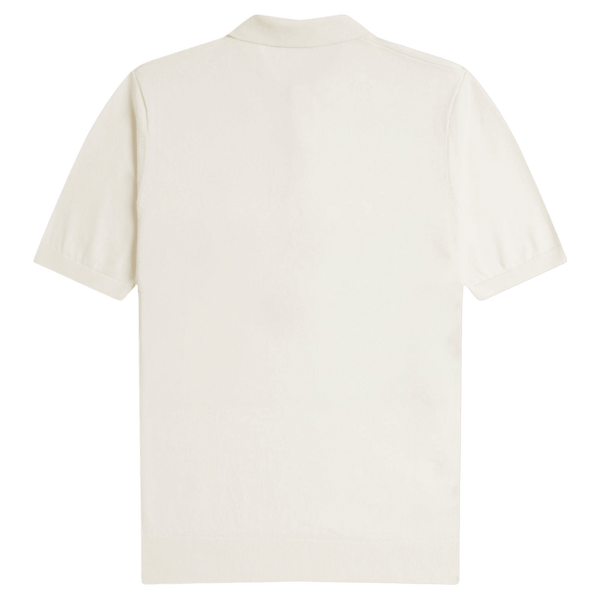 Fred Perry Panelled Knitted Short Sleeve Shirt