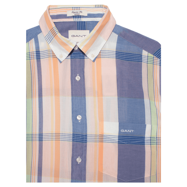 GANT Indian Madras Short Sleeve Shirt