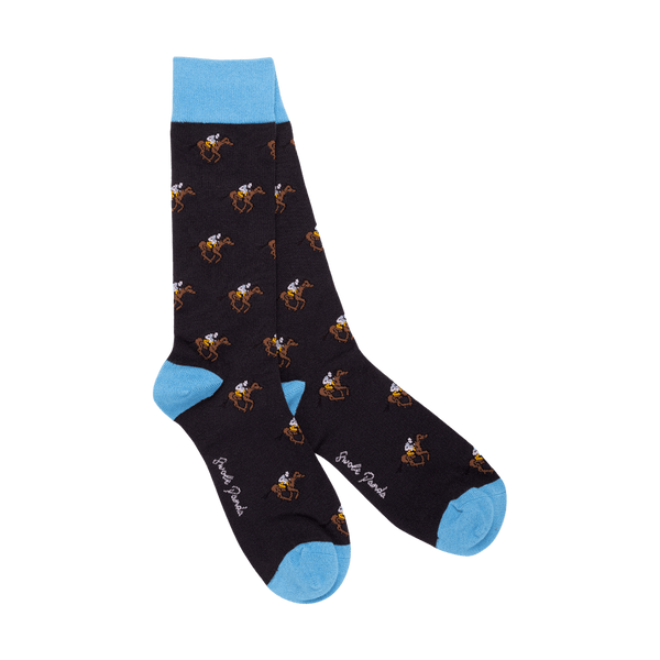 Swole Panda Patterned Bamboo Socks for Men