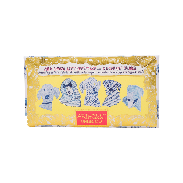 Arthouse Unlimited Blue Dogs, Milk Chocolate Bar