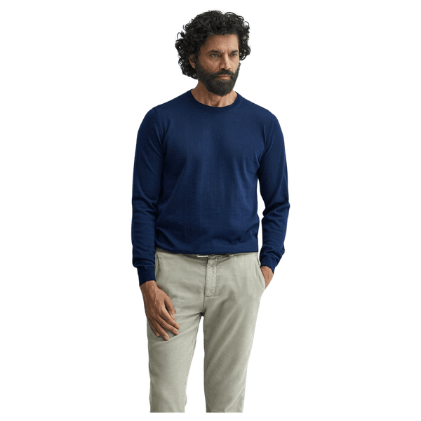 Oliver Sweeney Camber Merino Crew Neck Jumper for Men