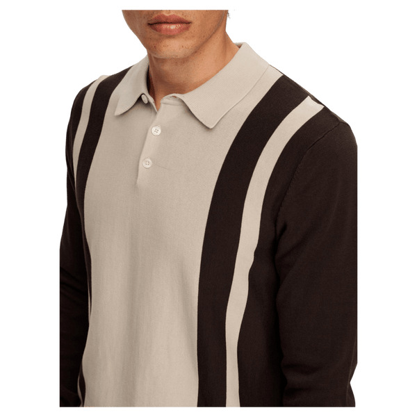 Selected Mattis Long Sleeve Knit Polo