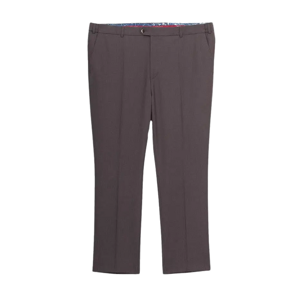 Meyer Oslo Soft Gabardine Trousers in Brown