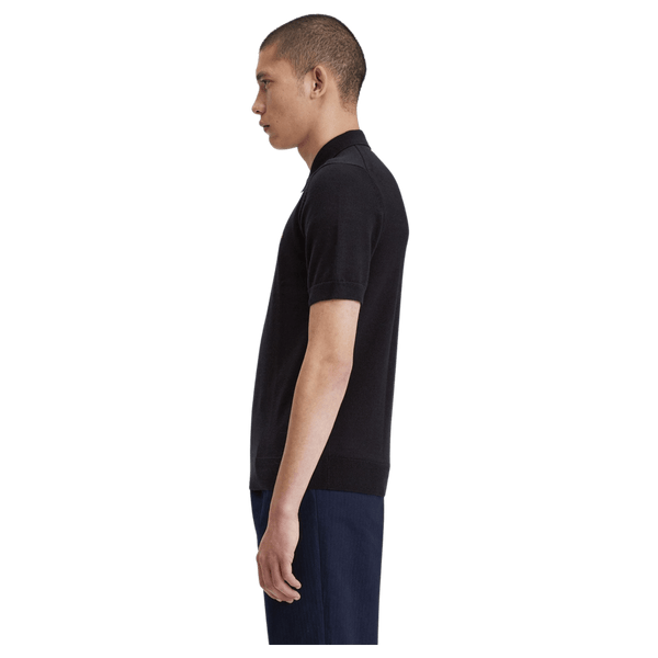 Fred Perry Short Sleeve Knitted Polo Shirt