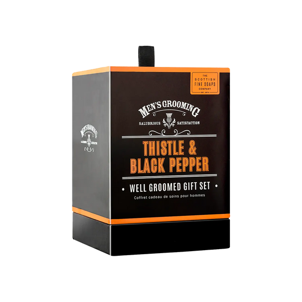 The Scottish Fine Soaps Company Thistle & Black Pepper Well Groomed Set